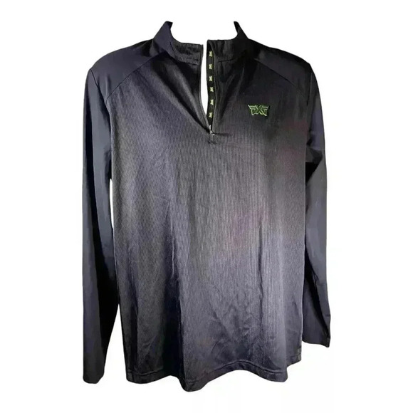 PXG Parsons Extreme Golf Jacket 1/4 Zip Pullover Black Men's Small - Picture 2 of 8